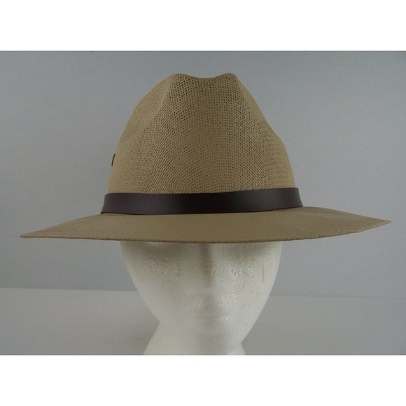 Hunter Other - Grand Hunter Hat Wide Brim Cigar Straw Sun Beach Initalla